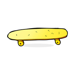 cartoon skateboard