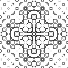 Seamless black and white square pattern design