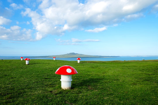 Mount Victoria in Devonport which is a harbourside suburb of Auckland, New Zealand.