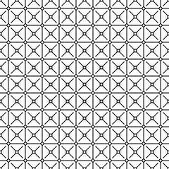Fototapeta premium Seamless black and white pattern