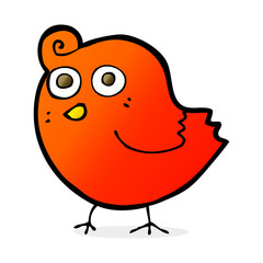 funny cartoon bird