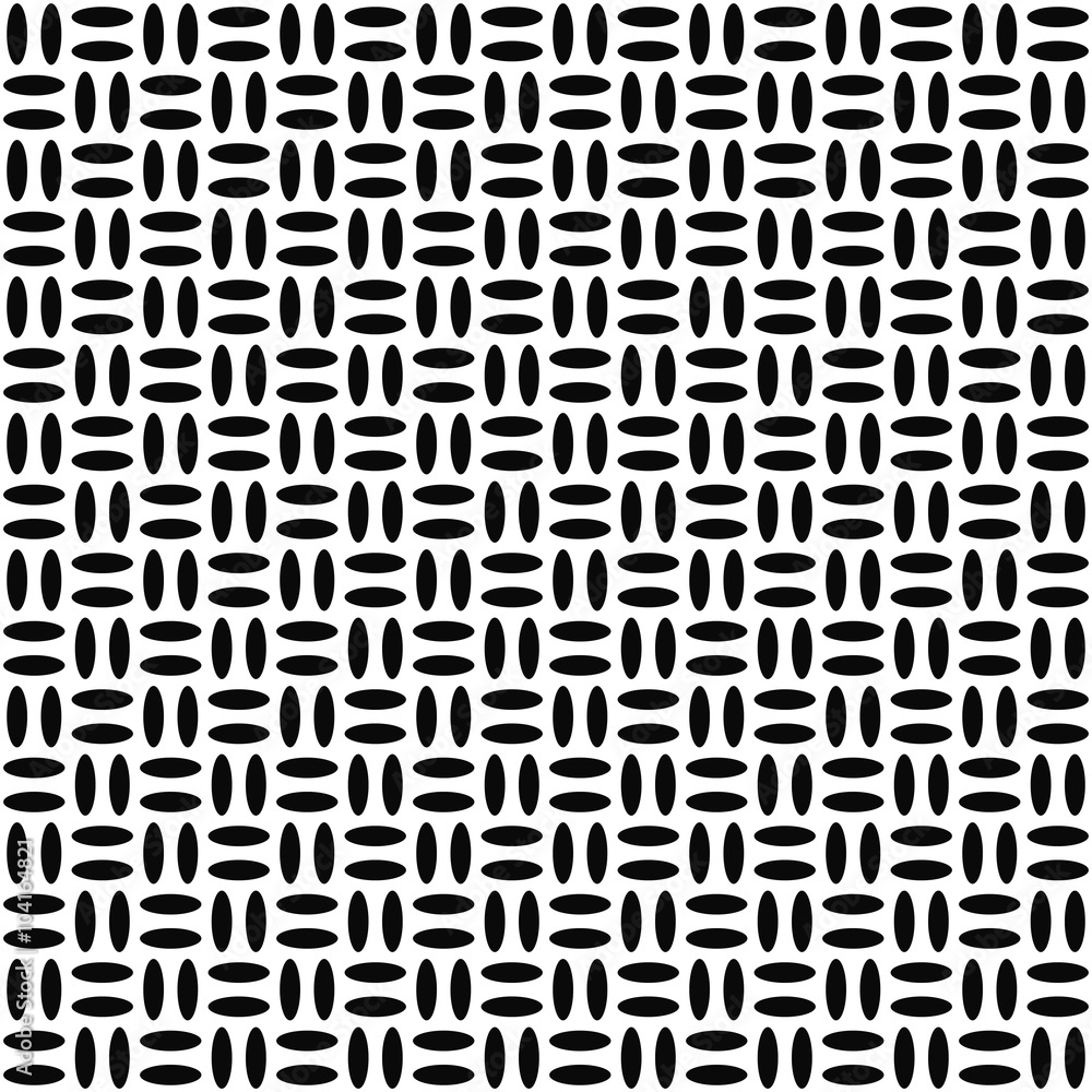 Poster monochrome ellipse repeat pattern