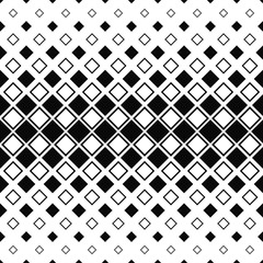 Seamless monochrome abstract square pattern 