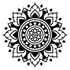 Thai art pattern, traditional design form Thailand - Lai Thai