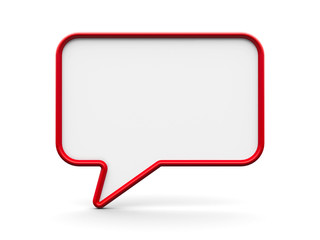 Speech bubble blank #2