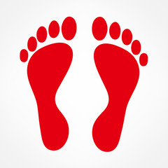 Footprint vector