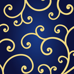 Light vintage seamless pattern with gradient