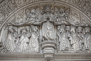 Architectural detail in Lisbon, Portugal.