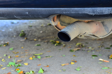 Fototapeta premium exhaust pipe