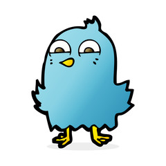 funny cartoon bird