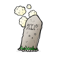 cartoon spooky grave