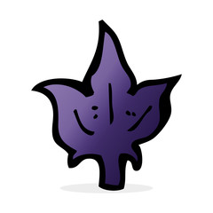 cartoon leaf symbol