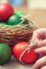 Easter egg decorating