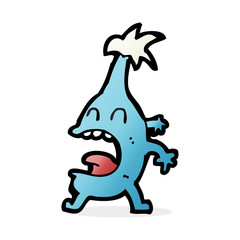 cartoon funny creature