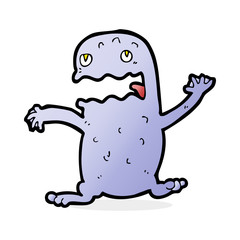 cartoon funny frog