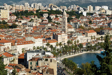 Blick auf Split, Kroatien