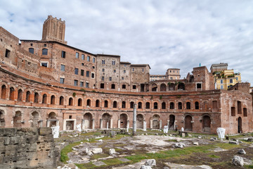 Fototapeta na wymiar Ancient Forum Structure