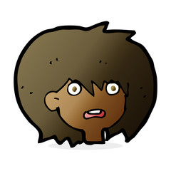 cartoon shocked expression