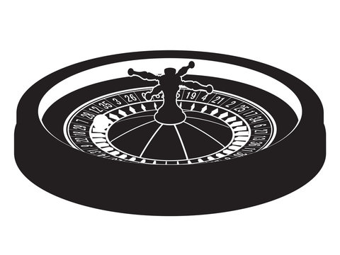 recommend clip art: Casino roulette wheel
