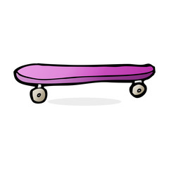 cartoon skateboard