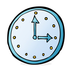 cartoon clock symbol