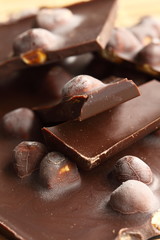 chocolate with hazelnuts