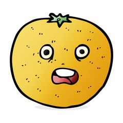 cartoon orange