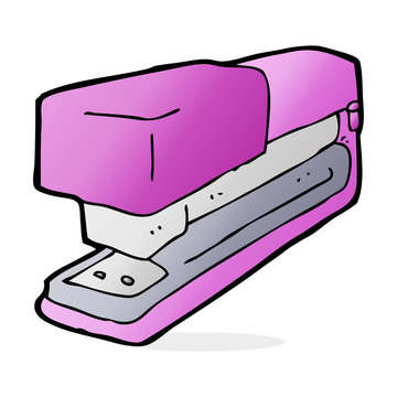 recommend clip art: cartoon office stapler