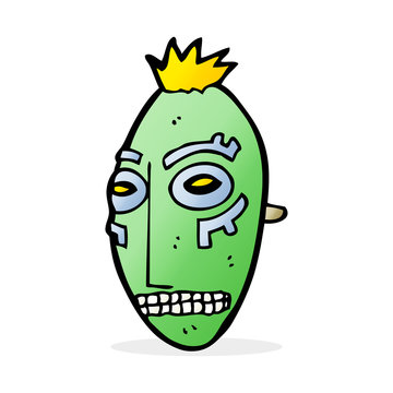 recommend clip art: cartoon tribal mask