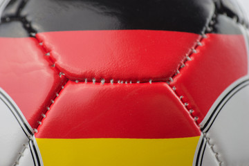 Soccer ball with German flag
