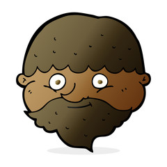 cartoon bearded man