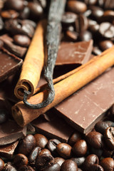 chocolate and coffee beans