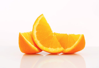 Orange wedges