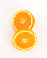 Halved orange
