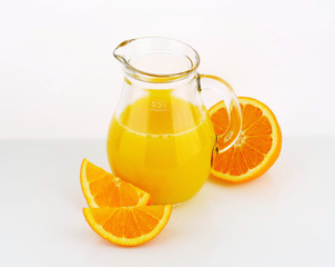 Jug of orange juice