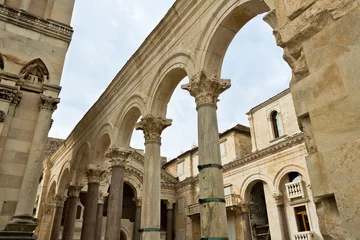 Deurstickers Palast des Diokletian in Split, Kroatien © Hans Peter Denecke