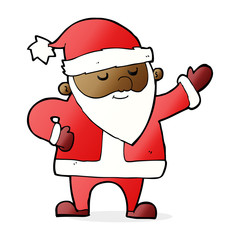 cartoon santa claus