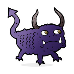 cartoon little demon