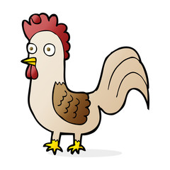 cartoon rooster