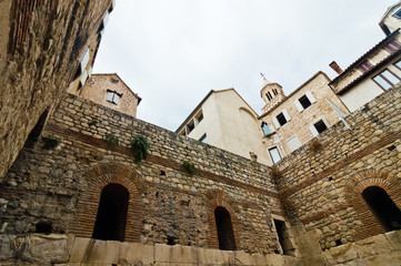 Fototapeta na wymiar Palast des Diokletian in Split, Kroatien