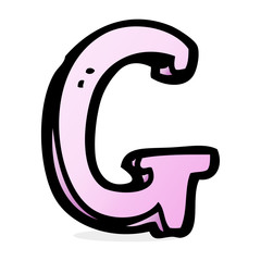 cartoon letter G