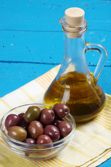 marinated black olives