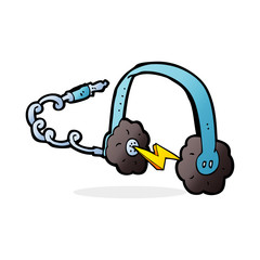 cartoon headphones