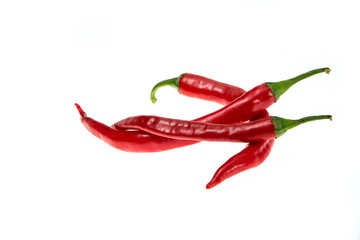 горький перец изолированы на белом