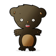 cartoon black bear