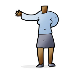 cartoon female body (add photos or mix and match cartoons)