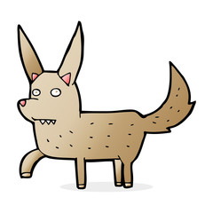 cartoon wild dog