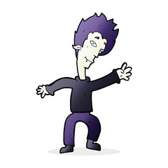 cartoon halloween vampire