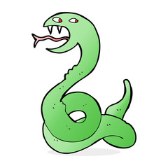 cartoon hissing snake