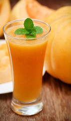 Juice of cucumis melo or muskmelon